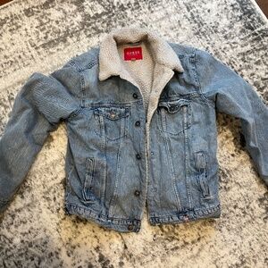 90’s Guess Shearling/Jean Jacket